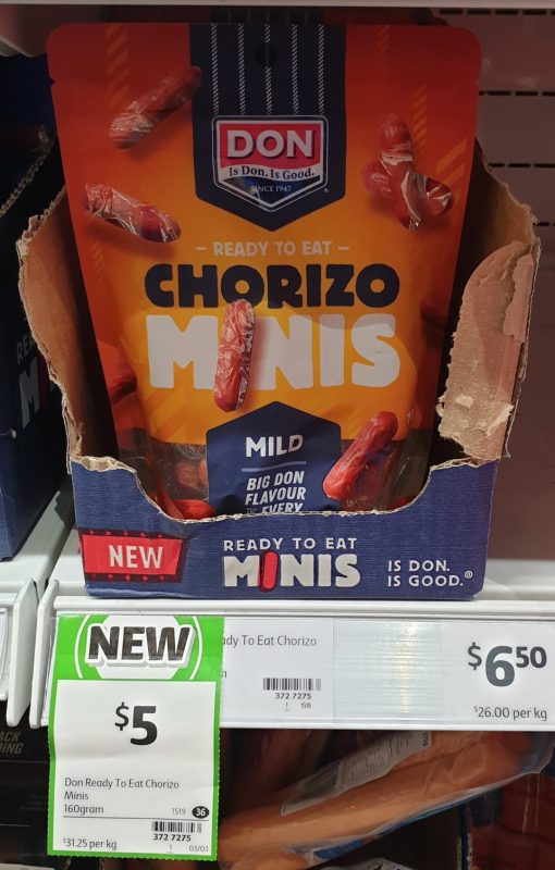 Don 160g Chorizo Minis