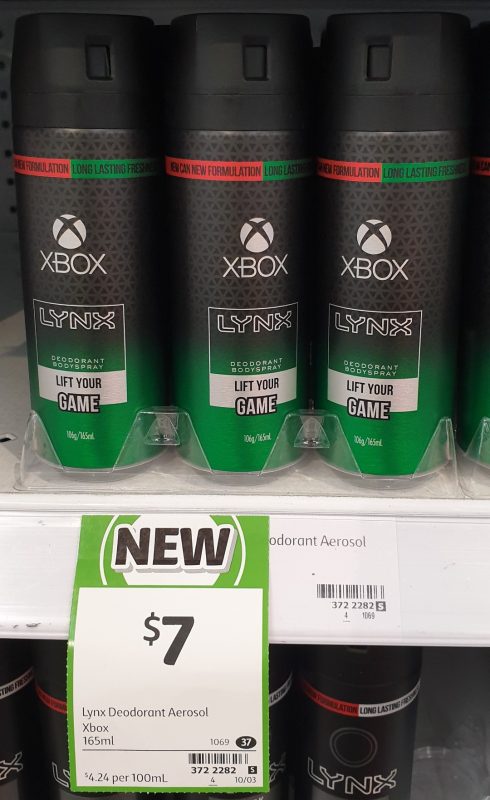 Lynx 165mL Deodorant Bodyspray Lift Your Game Xbox