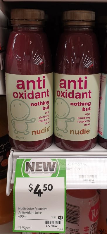 Nudie 400mL Nothing But Anti Oxidant