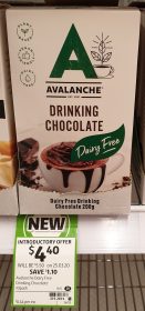 Avalanche 10 Pack Drinking Chocolate Dairy Free