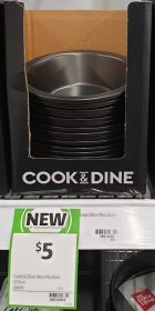 Coles 2 Pack Cook & Dine Mini Pie Dish 12.5cm