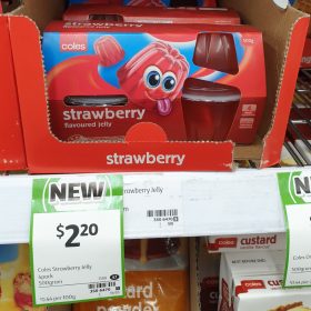Coles 500g Jelly Strawberry