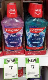 Colgate 500mL Mouthwash Plax Icefusion Wintermint, Cold Mint