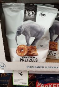 Macy And Tailor 180g Pressed Pretzels Salted