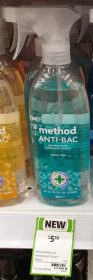 Method 490mL Anti Bac Bathroom Cleaner Water Mint