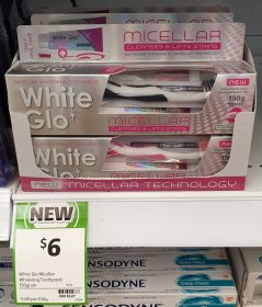 White Glo 150g Toothpaste Micellar Whitening
