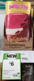 Whittaker's 250g Milk Chocolate Jelly Tip
