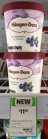 Haagen Dazs 457mL Ice Cream Blueberries & Cream