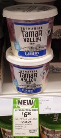 Tamar Valley Dairy 700g Yoghurt Blueberry