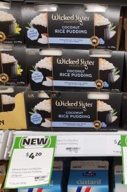 Wicked Sister Desserts 340g Rice Pudding Coconut