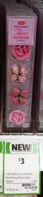 Coles 10 Pack Bake Create Decorations Roses 1