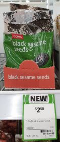 Coles 150g Black Sesame Seeds