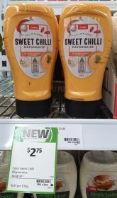 Coles 340g Mayonnaise Sweet Chilli Copy