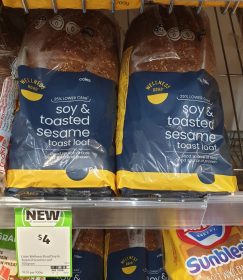 Coles 700g Toast Loaf Soy Toasted Sesame 1