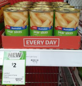 Coles 825g Pear Slices In Juice