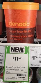 Denada 475mL Ice Cream Caramel Choc Flake 1