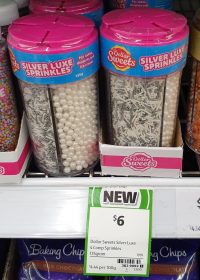 Dollar Sweets 135g Sprinkles Silver Luxe