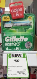 Gillette 1 Pack Blades Mach 3 Sensitive