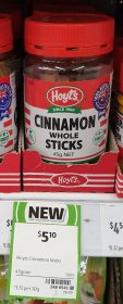 Hoyts 45g Cinnamon Sticks Whole