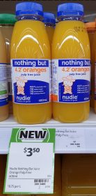 Nudie 400mL Nothing But 4.2 Oranges Juice 1