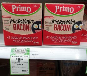 Primo 120g Bacon Short Cut Microwave