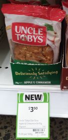 Uncle Tobys 70g Oat Slice Apple Cinnamon 1