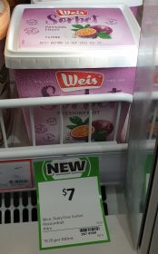Weis 1L Sorbet Passionfruit 1