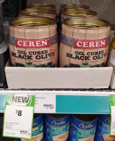 Ceren 700g Black Olive Oil Cured