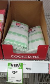 Coles 1 Pack Cook Dine Tablecloth