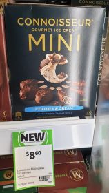 Connoisseur 360mL Ice Cream Mini Cookies Cream