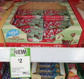 Nestle 45g KitKat Ice Cream Inspired Mint Choc Chip
