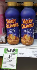 Violet Crumble 500mL Flavoured Milk Chocolate Honeycomb