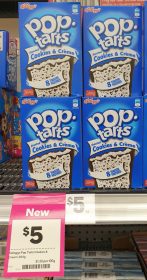 Kelloggs 384g Pop Tarts Frosted Cookies Creme