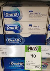 Oral B 110g Toothpaste Gum Care Bacteria Defence Mint