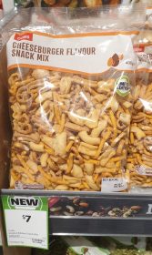 Coles 400g Snack Mix Cheeseburger Flavour