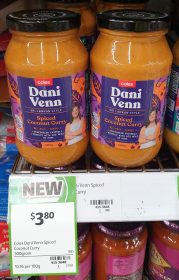 Coles 500g Dani Venn Spiced Coconut Curry