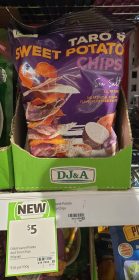 DJA 90g Chips Taro Sweet Potato Sea Salt