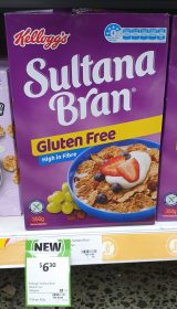 Kelloggs 350g Sultana Bran Gluten Free