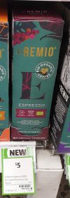 St Remio 10 Pack Coffee Capsules Espresso