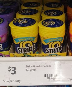Stride Gum 37.8g Gum Lemonade Flavour