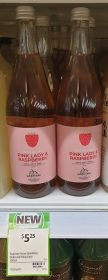 Summer Snow 750mL Apple Juice Sparkling Pink Lady Raspberry