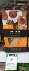 Tuckers Natural 100g Crackers Artisan Caramelised Onion 2