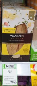 Tuckers Natural 100g Crackers Artisan Cheese And Chives 2