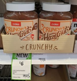Coles 1kg Spread Hazelnut Crunchy