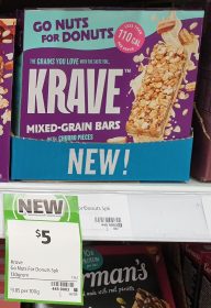 Krave 130g Bars Go Nuts For Donuts