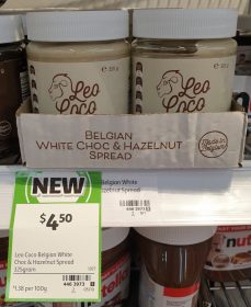 Leo Coco 325g Spread White Choc Hazelnut