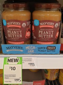 Mayvers 882g Peanut Butter Dark Roasted Crunchy