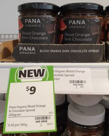 Pana Organic 200g Spread Blood Orange Dark Chocolate