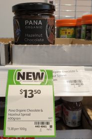 Pana Organic 400g Spread Hazelnut Chocolate
