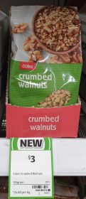 Coles 125g Walnuts Crumbed